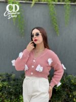 Gilet laine papillon – Image 2