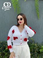 Gilet laine papillon – Image 4