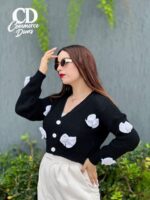 Gilet laine papillon – Image 7