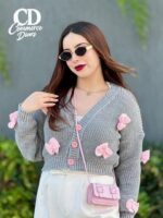 Gilet laine papillon – Image 9