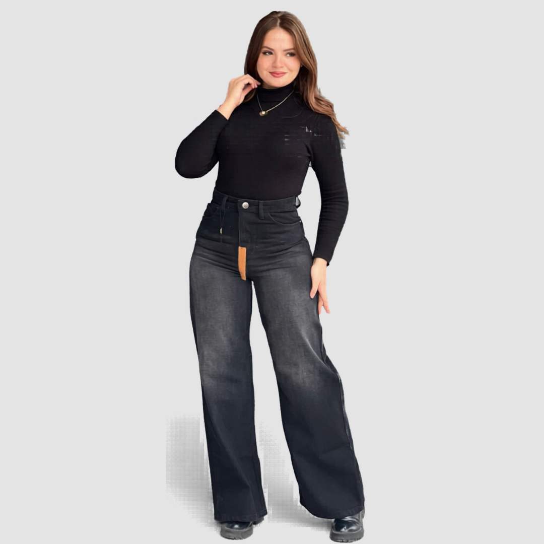 5 Jeans Femme boy friend Noire – Image 1