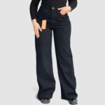 Jeans Femme boy friend Noire – Image 5